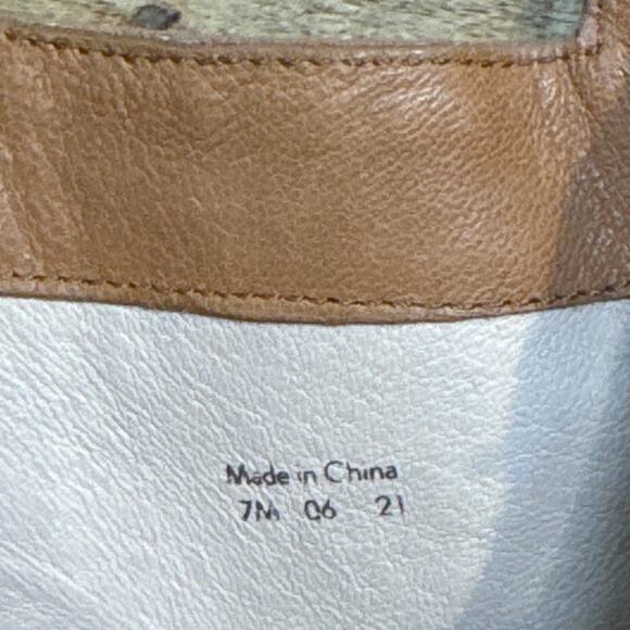 NEW Jack Rogers Berkley Booties Leopard Calf Hair Ankle Boots Size 7 - Picture 9 of 11